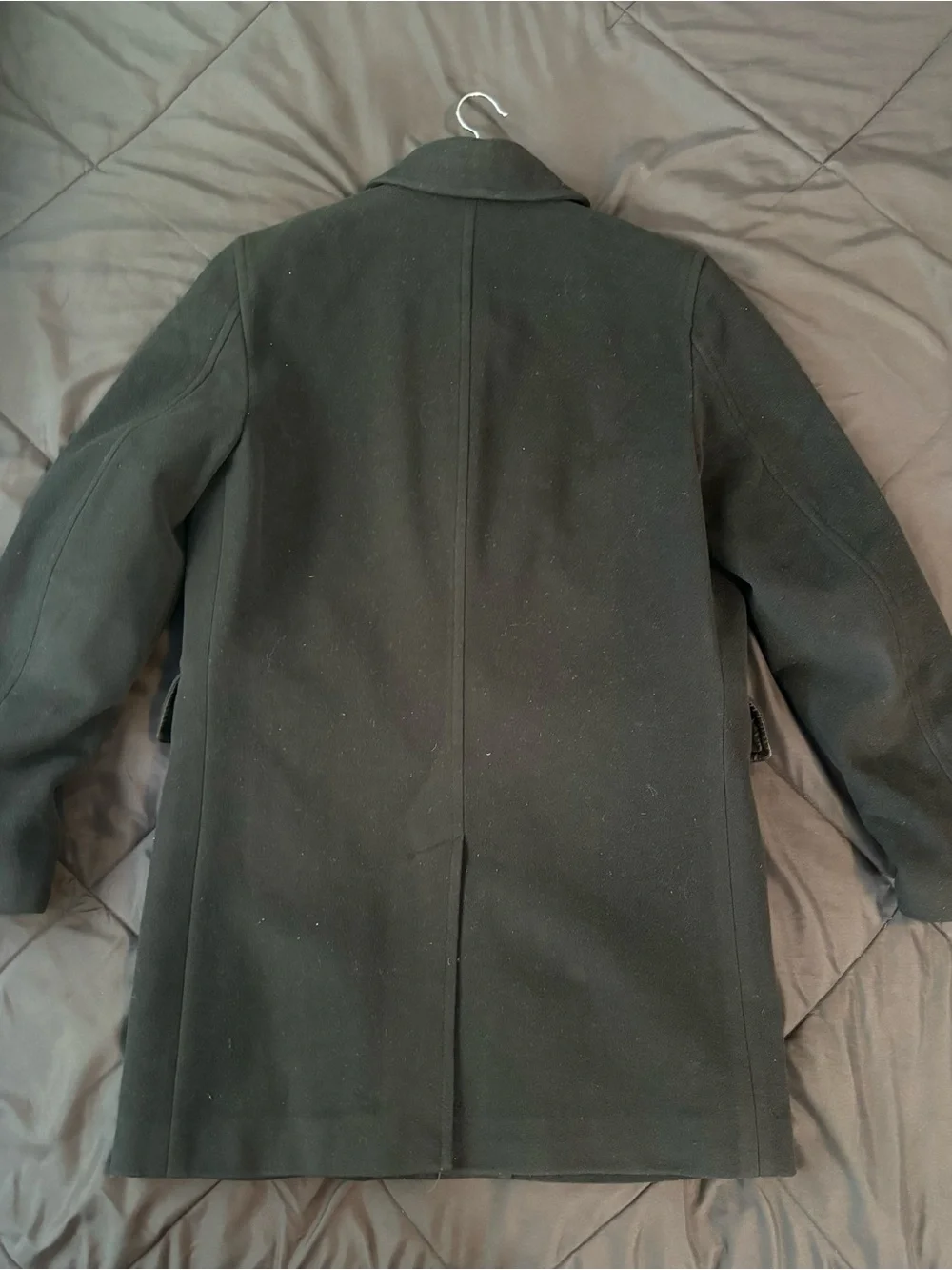 Banana Republic | Italian Wool-Cashmere Coat | M | Black
